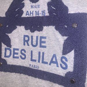 French Maje grey Sweatshirt Rue Des Lilas
